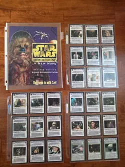 Star Wars CCG Complete New Hope Limited Black Border Set 162 Cards - Image 1