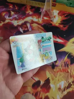 Pokemon Karte Card No. 133 Carddass Vending Anime Misty Pikachu Ash japanese LP - Image 4