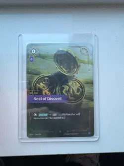 Riftbound League of Legends TCG Origins Cards Lot Holo Seal of Discord - Image 2