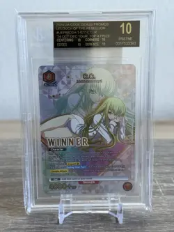 BGS 10 BLACK LABEL Union Arena C.C. Store Tournament Winner Card Code Geass EN - Image 1