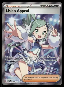 Pokemon Cards Lisia's Appeal 234/191 Surging Sparks Ultra Rare NM - Image 1
