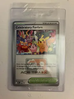 SEALED Pokemon TCG Celebratory Fanfare 2025 Ace Trainer Reward Promo card - Image 1