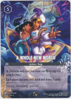 Disney Lorcana A Whole New World Infinity Promo Card 10/C1 EN 1 Non Foil - Image 1