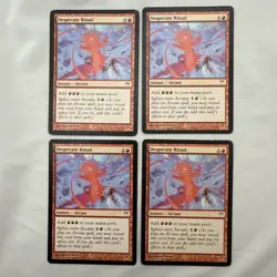 Desperate Ritual x4 MTG Champions of Kamigawa 4x Magic Good Heavy Play HP - Image 1
