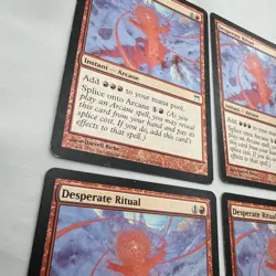 Desperate Ritual x4 MTG Champions of Kamigawa 4x Magic Good Heavy Play HP - Image 3