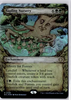 Sapling Nursery (Showcase) Lorwyn Eclipsed Foil NM R 0328 - Image 1