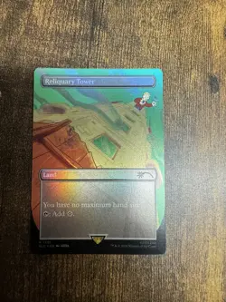 MTG Reliquary Tower BORDERLESS RAINBOW FOIL Fallout Secret Lair 1536 - Image 1