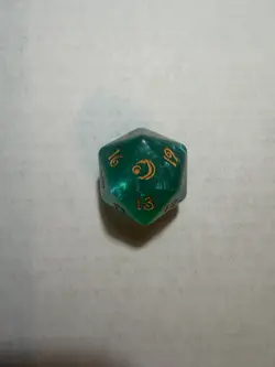 MTG Lorwyn Eclipsed Oversized D20 spindown life counter dice - Image 1