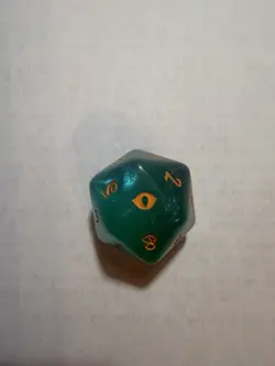 MTG Lorwyn Eclipsed Oversized D20 spindown life counter dice - Image 2