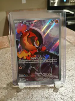 Pokemon TCG Charcadet 022 Black star Promo Phantasmal Flames - Image 1