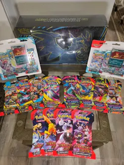 Pokemon Mega Charizard X ex Ultra-Premium Collection & 18 Full art Booster Packs - Image 2
