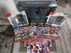 Pokemon Mega Charizard X ex Ultra-Premium Collection & 18 Full art Booster Packs - Image 4