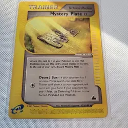 Mystery Plate Alpha 133/144 Pokemon Skyridge Uncommon NM - Image 1