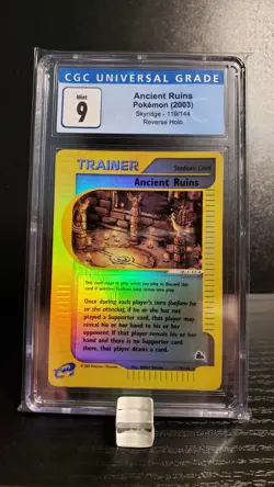 Ancient Ruins - Skyridge 119/144 Reverse Holo - CGC 9 MINT - Pokemon Card - Image 1