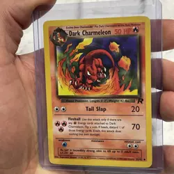 Pokemon Dark Charmeleon 32/82 Team Rocket Regular Pokemon Vintage Uncommon LP+ - Image 2