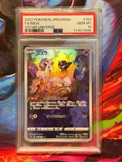 Mew Full Art VSTAR Universe 2022 Japanese Pokemon Art Rare 183/172 PSA 10 Gem - Image 1