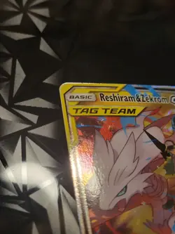 Pokemon Sun & Moon Cosmic Eclipse Reshiram & Zekrom GX 157/236 - Image 3