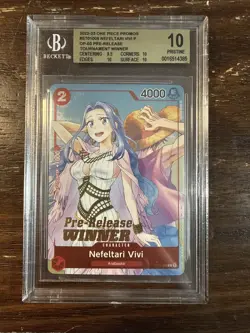 Nefeltari Vivi (OP-03 Pre-Release Tournament) [Winner] ST01-009 One Piece BGS 10 - Image 1