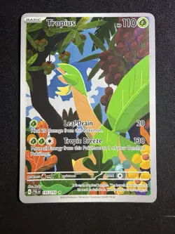 Pokemon TCG Tropius 195/193 Scarlet & Violet Paldea Evolved Illustration Rare - Image 1
