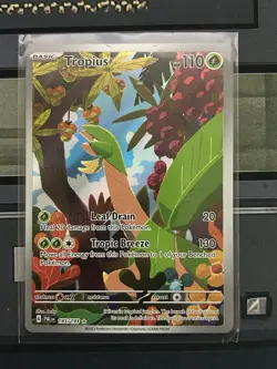 Pokemon TCG Tropius 195/193 Scarlet & Violet Paldea Evolved Illustration Rare - Image 1