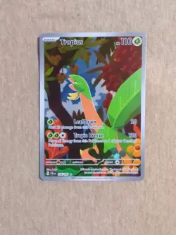 Pokemon TCG Tropius 195/193 Scarlet & Violet Paldea Evolved Illustration - Image 1