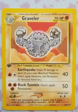 CHOOSE YOUR CARDS: Neo Revelation 1ST EDITION Uncommon/Common Pokemon Cards - Image 4