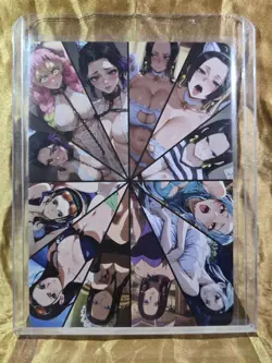BOA HANCOCK One Piece Waifu Goddess Manga Card CUSTOM MADE - Image 4