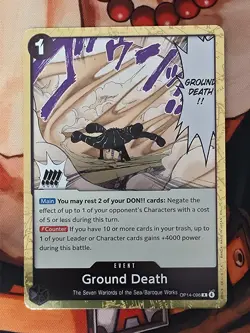 OP14-096 - Ground Death (R) - One Piece TCG - English - Image 1