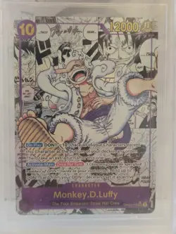 💎 Monkey D Luffy BGS10 2024 One Piece TCG PRB01 Manga OP05 119 Alt Art English - Image 3