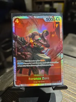 Roronoa Zoro ST21-015 - One Piece TCG Starter Deck EX: Gear 5 SR Foil NM - Image 1