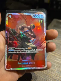 Roronoa Zoro ST21-015 - One Piece TCG Starter Deck EX: Gear 5 SR Foil NM - Image 3
