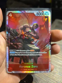 Roronoa Zoro ST21-015 - One Piece TCG Starter Deck EX: Gear 5 SR Foil NM - Image 4