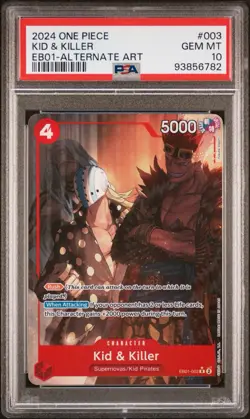 Kid & Killer (Alternate Art) EB01-003 Extra Booster: Memorial Collection Foil - Image 1