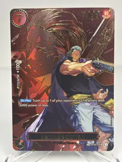 One Piece TCG Ben Beckman OP09-009 Special Parallel SP Carrying On His Will Eng - Image 1