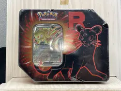 Pokemon TCG: Team Rocket Tin Persian ex Destined Rivals Factory Sealed In Hand - Image 1