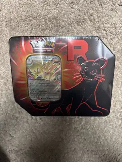 Pokemon TCG Fall Team Rockets Tin Persian FACTORY SEALED Destined Rivals & JT - Image 1