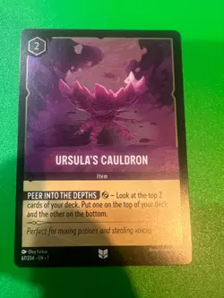 Disney Lorcana First Chapter - 67/204 Ursula's Cauldron - Uncommon FOIL - Image 1