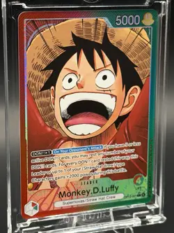 Monkey.D.Luffy (001) (Alternate Art) OP13-001 Carrying On His Will NM - Image 2