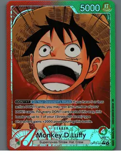 Monkey.D.Luffy (001) (Alternate Art) OP13-001 Carrying On His Will NM - Image 1
