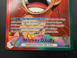 One Piece Monkey D Luffy OP13-001 Alt Art Leader Carrying On His Will English NM - Image 2