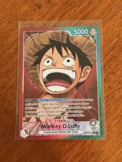 Monkey.D.Luffy (001) (Alternate Art) OP13-001 Carrying On His Will Foil NM/M 🔥 - Image 1
