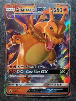 Jumbo Card Charizard GX SM211 Black Star Promo Pokemon Card NM - Image 1