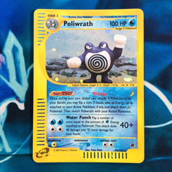 Poliwrath - 24/165 - Holo Rare Expedition Base Set - Pokemon Card - HP - Image 1