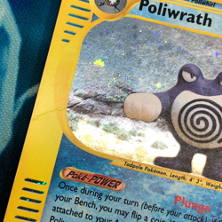 Poliwrath - 24/165 - Holo Rare Expedition Base Set - Pokemon Card - HP - Image 2