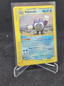 Pokemon Card Poliwrath 24/165 Expedition Base Set Holo Rare - Image 1