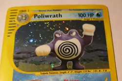 Pokemon TCG Expedition Base Set Poliwrath 24/165 Holo Card 2002 Played Vintage - Image 4