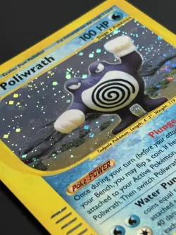 Poliwrath Holo 24/165 Expedition Base Set Vintage Pokemon Card 2002 LP - Image 2