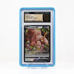 Pokemon Greedent V #120 Crown Zenith CGC Pristine 10 POP3 - Image 1