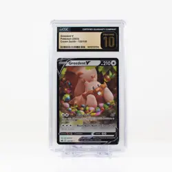 Pokemon Greedent V #120 Crown Zenith CGC Pristine 10 POP3 - Image 2