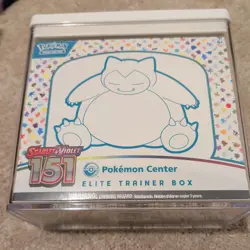 Pokemon Center Elite Trainer Box ETB Scarlet & Violet 151 TCG Sealed No Tears 820650854668 - Image 1